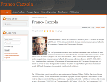 Tablet Screenshot of francocazzola.it